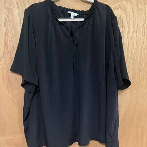 Nine West Black Dressy Tee – Size 4X